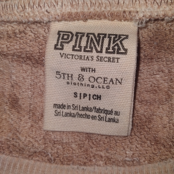 Pink by Victoria's Secret University of Houston lightweight sweatshirt, size S - Picture 8 of 10